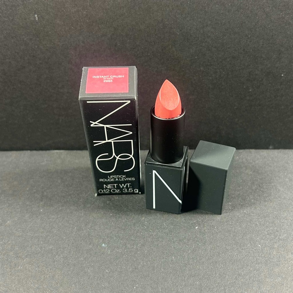 NARS Lipstick Instant Crush 2955 Sheer Pink Coral Makeup 0.12oz 3.5g Full Size